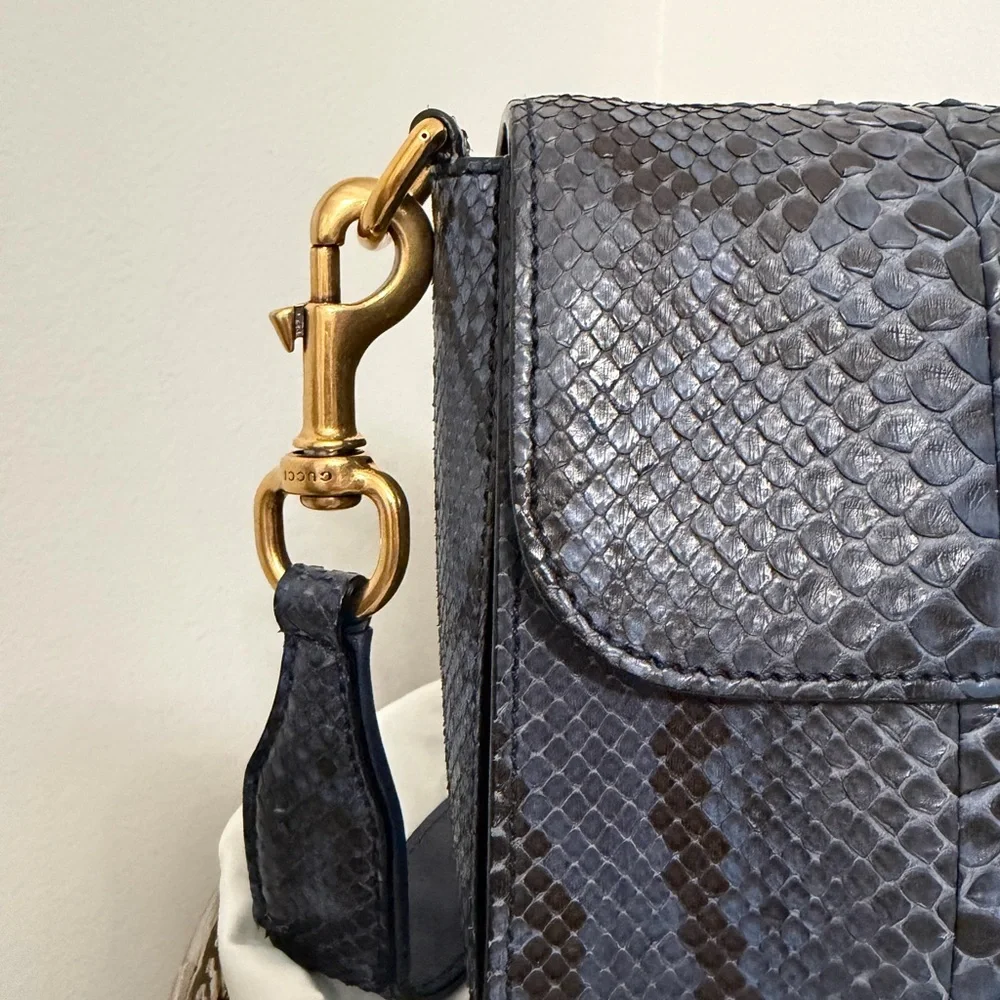 Gucci JACKIE PYTHON MEDIUM BAG - Picture 4 of 16